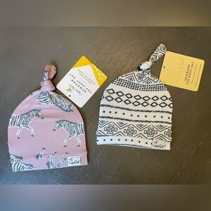 Copper Pearl Top Knot Hats - Zella & Westyn (Newborn to 4 months)